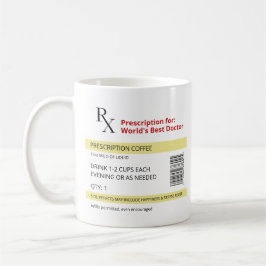Novelty RX Prescription Doctor Koffiemok