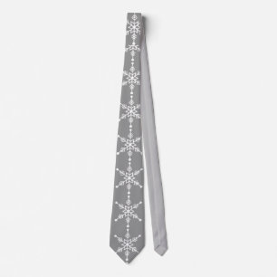 Novelty Snowflake Christmas Stropdas. Stropdas