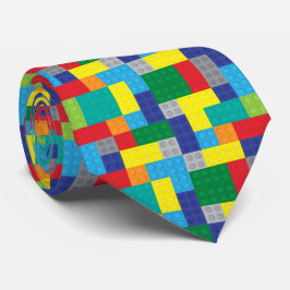 Novelty Speelgoed Building Blocks Plastic Bricks Stropdas