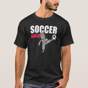 Novelty Sporty Ninjas Soccer Goalkeepers Fighter F T-shirt