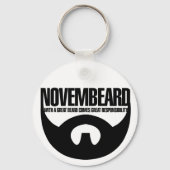 Novembeard for Beards Sleutelhanger (Voorkant)