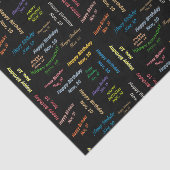 November, 10 februari Weefselpapier Tissuepapier (Detail)