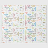 November, 10 september Gift Wrapping Paper Cadeaupapier (Vlak)