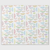 November, 12-jarige cadeaupapier voor het oppakken (Vlak)