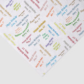 November, 17 februari Weefselpapier Tissuepapier (Detail)