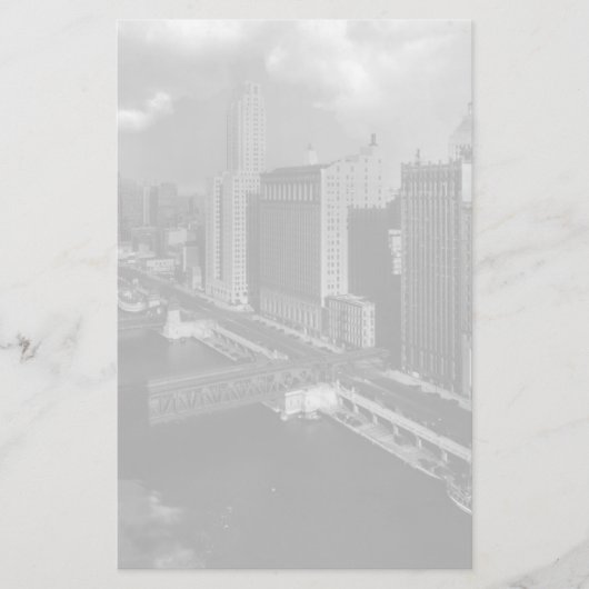 november 1939: De stad Chicago Briefpapier (Voorkant)