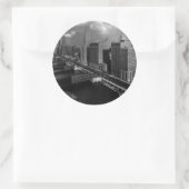 November 1939: De stad Chicago Ronde Sticker (Tas)