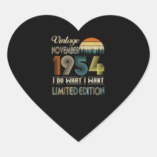 november 1954 What I Want Limited Edition Hart Sticker