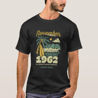 november 1962 59 jaar Geweldige verjaardag v T-shirt