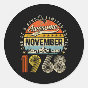 november 1968 55th 55 ronde sticker