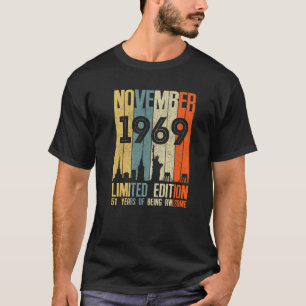 November 1969 T 51 jaar oud 1969 Birthday Gift T-shirt
