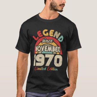 november 1970 Legende sinds november 1970 T-shirt