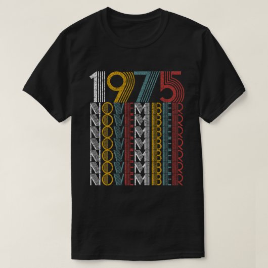  november 1975: Birthday Gifts T-shirt (Design voorkant)