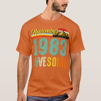 November 1983 Verjaardagscadeau Shirt Vintage Nove