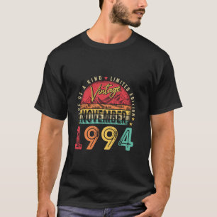 november 1994 30e 30 Bday Funny Mannen Vrouwen T-shirt