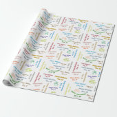 November, 19 november Gift Wrapping Paper Cadeaupapier (Uitgerold)