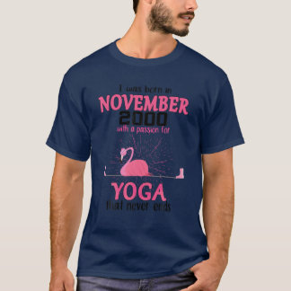 NOVEMBER 2000 met een passie voor Yoga die nooit T-shirt