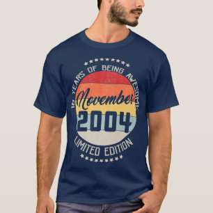 november 2004 18e T-shirt 18 jaar