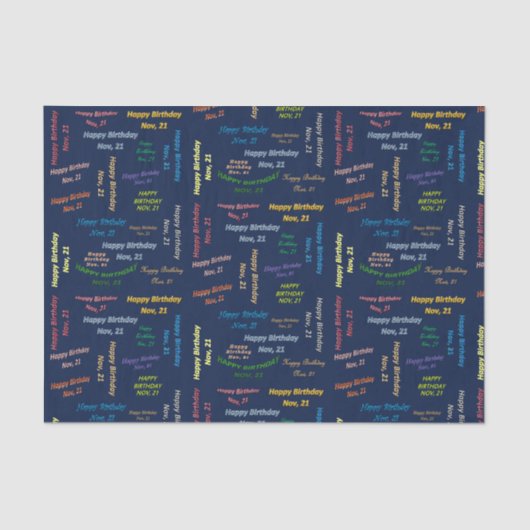 November 2011, Weefselpapier Tissuepapier (Voorkant)