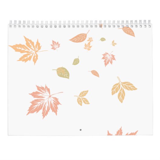 November 2024 1 maand Herfst Kalender (Achterkant)