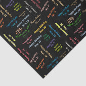 November, 28-jarig weefselboek tissuepapier (Detail)