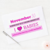 November 30: Newborn Heart Screening Day Stickers (Envelop)