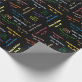 November 30 november, 30 jaar cadeaupapier voor on (Hoek)