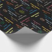 November, 8-jarige cadeaubonnen cadeaupapier (Hoek)