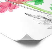 November Birth Flower Language of Flowers Poster (Hoek)