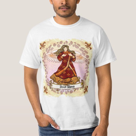 November Birthday Angel custom Verjaardag T-shirt (Voorkant)