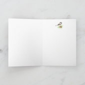 November, Birthday, Chickadee, Bird Kaart (Binnen)