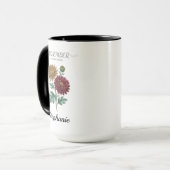 November Birthday Gift Birth Flower Botanical Mok (Voorkant links)