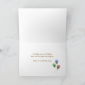 November Birthday Topaz Heart Kaart (Binnen)