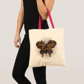 November Birthstone Butterfly Tote Bag (Voorkant (product))