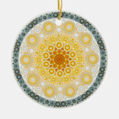 November Birthstone Citrine Mandala Ornament (Voorkant)