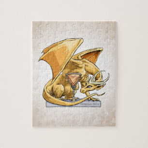 November Birthstone Dragon: Topaz Legpuzzel