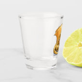 November Birthstone Dragon: Topaz Shot Glas (Links)