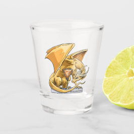 November Birthstone Dragon: Topaz Shot Glas