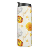 November Birthstone & Flower | Citrine & Chrysanth Thermosbeker (Geroteerd rechts)