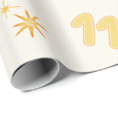 November Birthstone & Flower | Watercolor Cadeaupapier (Rol Hoek)