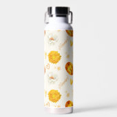 November Birthstone & Flower | Watercolor Waterfles (Voorkant)