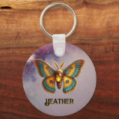 November Birthstone Sleutelhanger - Citrine Moth D (Voorkant)
