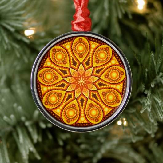 November Birthstone Topaz Mandala Ornament (Boom)