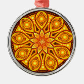 November Birthstone Topaz Mandala Ornament (Voorkant)