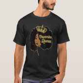 November Black Queen Shirt November Queen (Voorkant)
