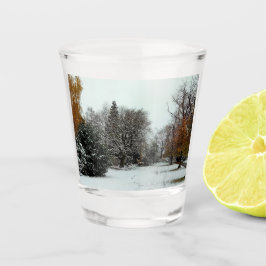November bomen shot glas