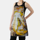 November bos: Gele bladeren onder de sneeuw Schort (Insitu)