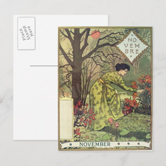 november briefkaart (Voorkant / Achterkant)