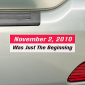 November Bumpersticker verkiezingen (Op auto)