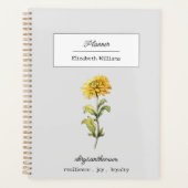 NOVEMBER CHRYSANTHEMUM GEBOORTEBLOEM GEPERSONALISE PLANNER (Voorkant)